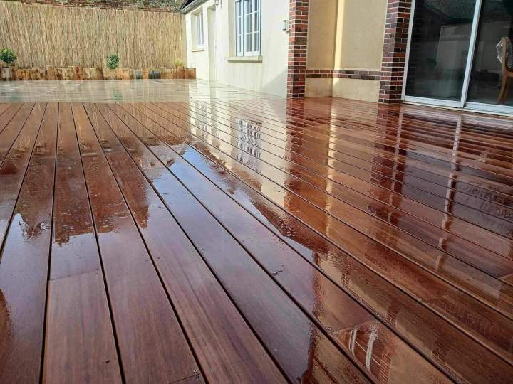 Aménagement terrasse en bois Lamblore