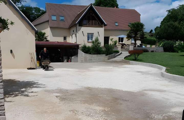 Création ouvrages extérieurs Lamblore