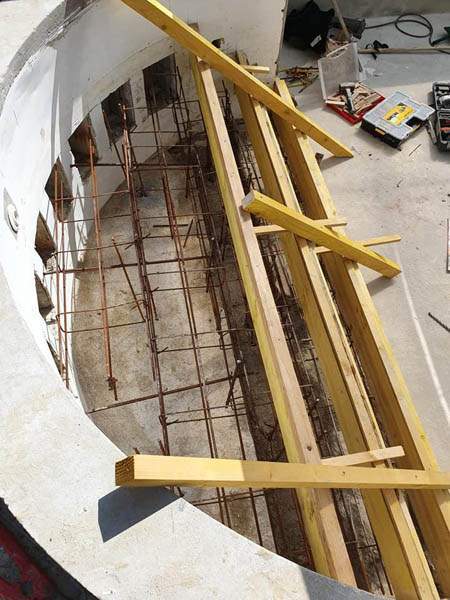 Coffrage en bois Lamblore