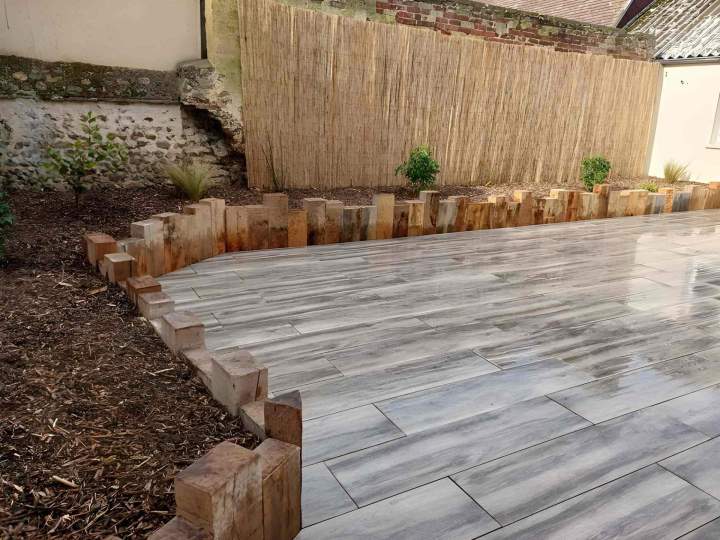 Aménagement terrasse sur mesure Lamblore