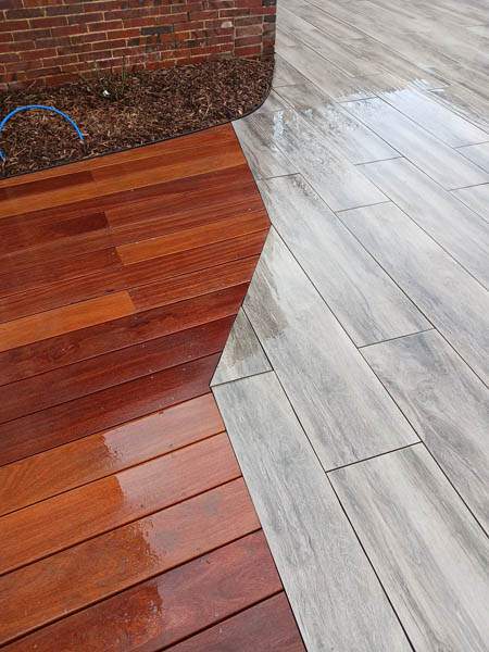 Pose terrasse en bois Lamblore