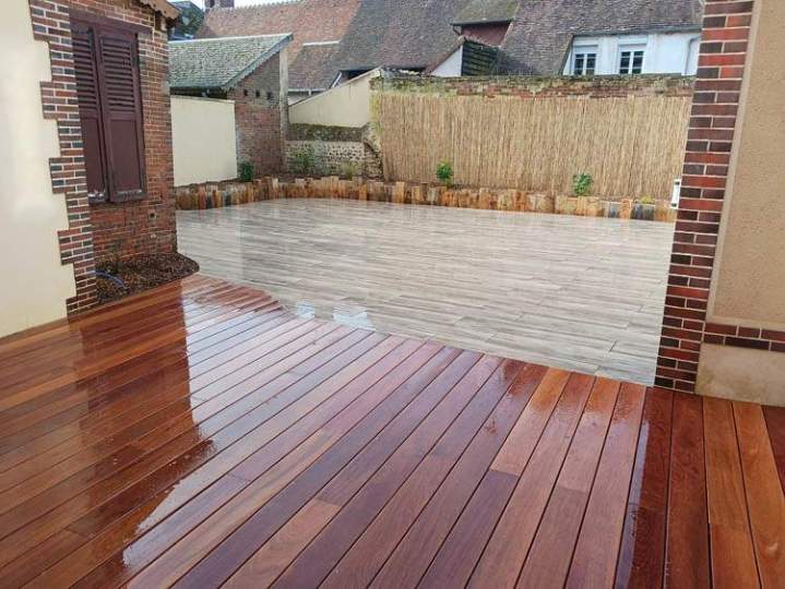 Terrasse extérieure en bois Lamblore