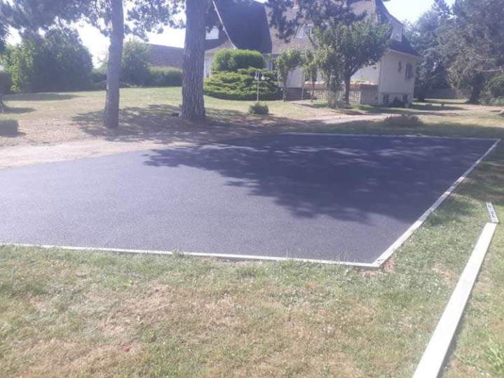 Création jardin extérieur Lamblore