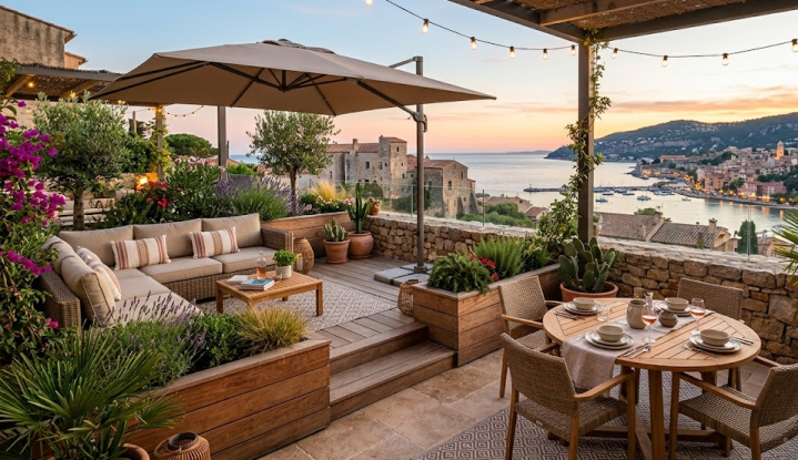 Agencement de terrasse