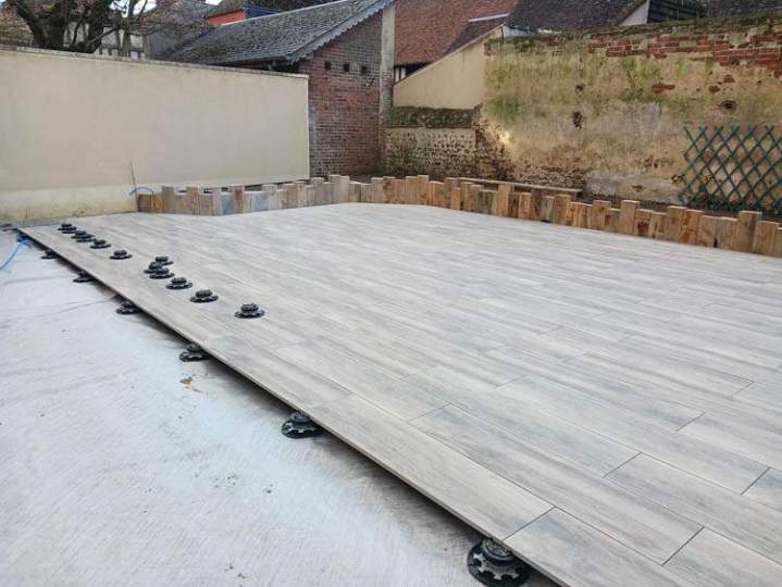 Création terrasse Lamblore